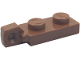 Part No: 44301b  Name: Hinge Plate 1 x 2 Locking with 1 Finger on End without Bottom Groove