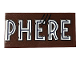 Part No: 87079pb0811  Name: Tile 2 x 4 with 'PHERE' and Scratches Pattern (Sticker) - Set 75929