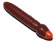 Part No: 93552pb03  Name: Minifigure, Utensil Paint Brush with Orange Tip Pattern