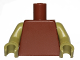 Part No: 973c058  Name: Torso Plain / Olive Green Arms / Olive Green Hands