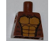 Part No: 973pb1026  Name: Torso Bare Chest with Muscles Outline and Black Hair Pattern