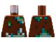 Part No: 973pb4451  Name: Torso Pixelated Vest with Dark Brown, Dark Turquoise, Green, Sand Green, and White Pattern (Minecraft Drowned)