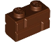 Part No: 98283  Name: Brick, Modified 1 x 2 with Masonry Profile