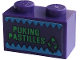 Part No: 3004pb307  Name: Brick 1 x 2 with 'PUKING PASTILLES' Pattern (Sticker) - Set 76422