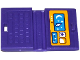 Part No: 62698pb09  Name: Minifigure, Utensil Computer Laptop with Moon, Stars and Mouse Pointer Pattern (Sticker) - Set 41116