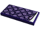 Part No: 87079pb1112  Name: Tile 2 x 4 with Blanket with Lavender Roses and Folded Corner Pattern (Sticker) - Set 43196