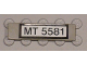 Part No: 2431pb0073  Name: Tile 1 x 4 with Black 'MT 5581' on White Pattern (Sticker) - Set 5581