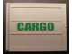 Part No: 2874pb02R  Name: Door Sliding - Type 2 with Green 'CARGO' Pattern Right Side (Sticker) - Set 4512