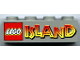 Part No: 3001pb022  Name: Brick 2 x 4 with Lego Island Pattern