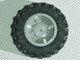 Part No: 30285c01  Name: Wheel 18mm D. x 14mm with Black Tire 30.4 x 14 (30285 / 30391)