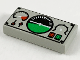 Part No: 3069pb0035  Name: Tile 1 x 2 with Avionics Black and Green Pattern