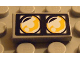 Part No: 3069pb0058  Name: Tile 1 x 2 with Headlights Dual Pattern (Sticker) - Set 8232