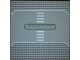 Part No: 309px2  Name: Baseplate, Road 32 x 32 Service Station with White & Green Lines and Crosswalk Pattern