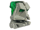 Part No: 32553c01  Name: Bionicle Head Connector Block 3 x 4 x 1 2/3 with Trans-Green Eye / Brain Stalk (32553 / 32554)