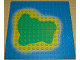 Part No: 3867p01  Name: Baseplate 16 x 16 with Island on Blue Water Pattern