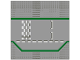 Part No: 425p01  Name: Baseplate, Road 32 x 32 3 Lane with Race Track Checkered Pattern