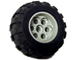 Part No: 6595c01  Name: Wheel 36.8mm D. x 26mm VR with Axle Hole with Black Tire 56 x 30 R Balloon (6595 / 32180)