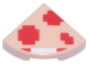 Part No: 25269pb013  Name: Tile, Round 1 x 1 Quarter with Super Mario Pixelated Super Mushroom Pattern