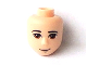 Part No: 25503  Name: Mini Doll, Head Friends Male Large with Tan Eyes, Half Smile and Closed Mouth Pattern