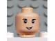 Part No: 3626bpb0206  Name: Minifigure, Head Male Eyebrows, White Pupils, and Toothed Grin Pattern (HP Neville) - Blocked Open Stud