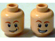 Part No: 3626bpb0589  Name: Minifigure, Head Dual Sided HP Fred / George Weasley Closed Mouth / Open Mouth Smile Pattern - Blocked Open Stud