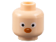 Part No: 3626pb0441  Name: Minifigure, Head White Eyes, Black Pupils, and Dark Orange Nose Pattern