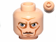 Part No: 3626pb0755  Name: Minifigure, Head Male Large Blue Eyes, Cheek Lines and High Brow Pattern (SW Clone Wars Pre Vizsla)