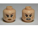 Part No: 3626pb0813  Name: Minifigure, Head Dual Sided Female LotR Tauriel, Freckles, Calm / Angry, Bared Teeth Pattern