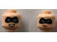 Part No: 3626pb2122  Name: Minifigure, Head Dual Sided Female Black Mask, Open Smile / Smirk Pattern (Elastigirl)