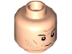Part No: 3626pb2927  Name: Minifigure, Head Beard Stubble, Reddish Brown Eyebrows, Cheek Lines Pattern