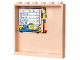 Part No: 59349pb402  Name: Panel 1 x 6 x 5 with Board with Animal Care Checklist with Names, Equipment, Food and Toys Pattern (Sticker) - Set 42654