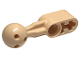 Part No: 67697  Name: Technic, Liftarm, Modified Ball Joint Straight 1 x 2 with 6 Holes in Ball