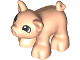Part No: 70679pb01  Name: Duplo Pig Baby Piglet Short with Black Eyes with White Pupils Pattern