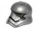 Part No: 20904pb01  Name: Minifigure, Headgear Helmet SW Stormtrooper Ep. 7 Captain Phasma Rounded Mouth Pattern