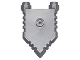 Part No: 22408  Name: Minifigure, Shield Pentagonal with Grooved Edges