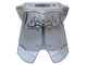Part No: 2587pb38  Name: Minifigure Armor Breastplate with Leg Protection with Dark Silver Rivets and Tree with Roots (White Tree of Gondor) Pattern