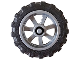 Part No: 50862c01  Name: Wheel 15mm D. x 6mm City Motorcycle with Black Tire 21mm D. x 6mm City Motorcycle (50862 / 50861)