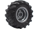Part No: 56145c06  Name: Wheel 30.4mm D. x 20mm with No Pin Holes and Reinforced Rim with Black Tire 56 x 26 Tractor (56145 / 70695)