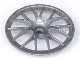 Part No: 58088  Name: Wheel Cover 7 Spoke with Axle Hole - 56mm D. - for Wheel 44772