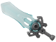 Part No: 7602pb01  Name: Minifigure, Weapon Sword Large with Molded Trans-Light Blue Blade Pattern