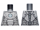 Part No: 973pb4003  Name: Torso Armor, White Circle Arc Reactor and Silver Trim Pattern