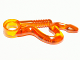 Part No: 98348  Name: Minifigure, Weapon Whip Bent with Snake Head and Pin Hole
