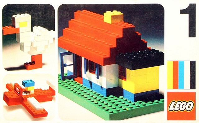 01303 LEGO® 3245 4x Basis Basic Steine 1x2x2 