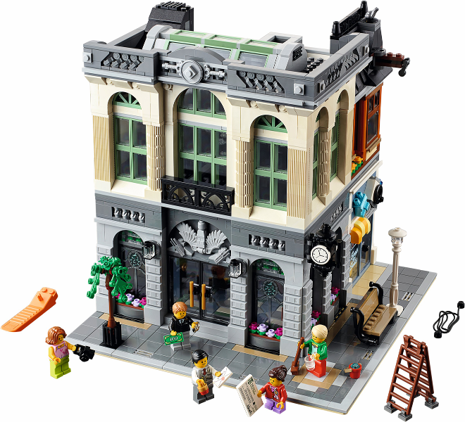 Lego Brick Bank [Modular Buildings 