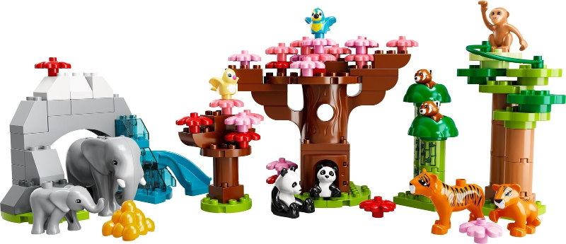 LEGO DUPLO Town Wild Animals of Asia 10974 Building Set (117 Pieces) -  JCPenney