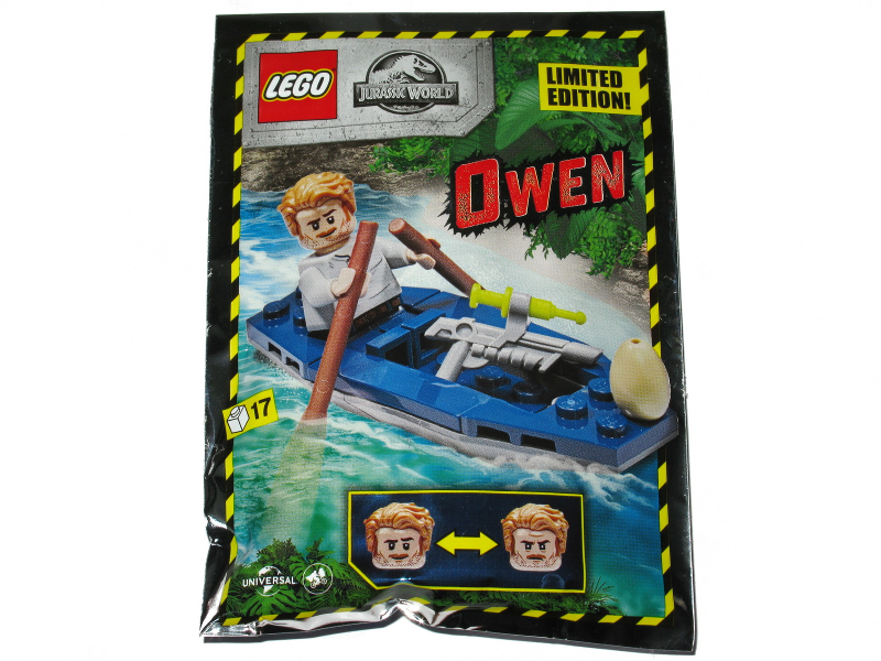 Lego 122007 Jurassic World Limited Edition Owen NEUF ET Neuf dans sa boîte 