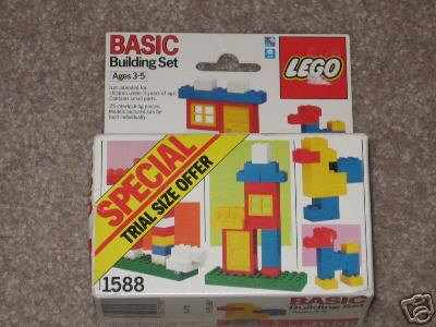 LEGO BASIC 1588 Building Set Vintage