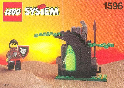 BrickLink - Set 1596-1 : LEGO Ghostly Hideout [Castle:Wolfpack ...