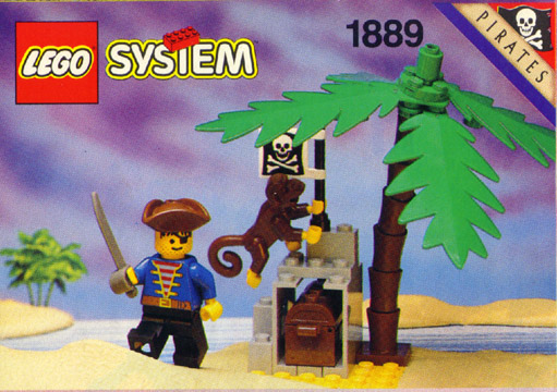 Sehr selten - Spanier - Desert Island - Blauröcke Lego 1481 - Piraten 