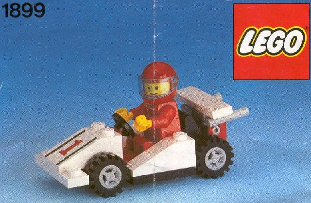 Très Rare Neuf Lego 1899 LEGOLAND city Weetabix Racer Neuf Scellé 1989 